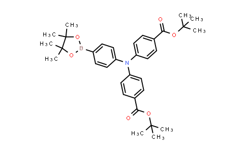 Di-tert-butyl 4,4'-((4-(4,4,5,5-tetramethyl-1,3,2-dioxaborolan-2-yl)phenyl)azanediyl)dibenzoate