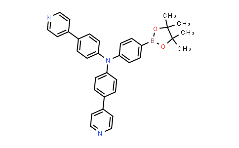 NA0143 | N/A | 4-(Pyridin-4-yl)-N-(4-(pyridin-4-yl)phenyl)-N-(4-(4,4,5,5-tetramethyl-1,3,2-dioxaborolan-2-yl)phenyl)aniline