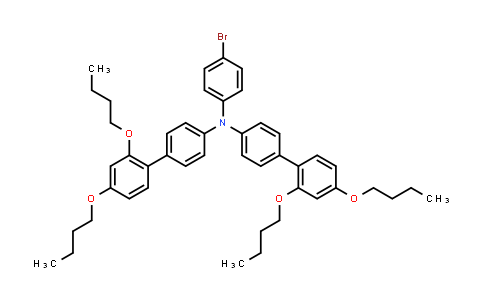 N-(4-Bromophenyl)-2',4'-dibutoxy-N-(2',4'-dibutoxy-[1,1'-biphenyl]-4-yl)-[1,1'-biphenyl]-4-amine