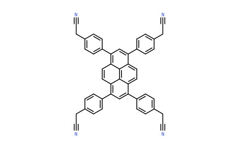 NA0166 | 2,2',2'',2'''-(Pyrene-1,3,6,8-tetrayltetrakis(benzene-4,1-diyl))tetraacetonitrile