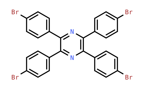 2,3,5,6-Tetrakis(4-bromophenyl)pyrazine