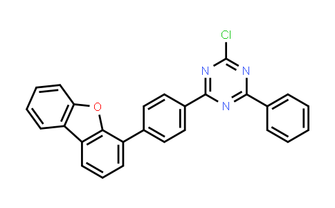 OD504 | 2074632-09-8 | 2-氯-4-[4-(二苯并[b,d]呋喃-4-基)苯基]-6-苯基-1,3,5-三嗪