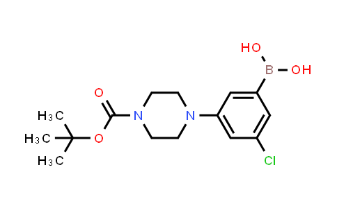 BN1686 | 2377609-41-9 | (3-(4-(Tert-butoxycarbonyl)piperazin-1-yl)-5-chlorophenyl)boronic acid