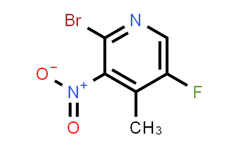 2-Bromo-5-fluoro-4-methyl-3-nitropyridine