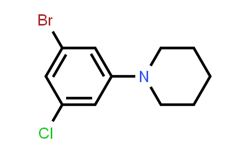 1-(3-Bromo-5-chlorophenyl)piperidine