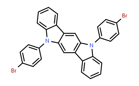 BM0115 | 1571136-18-9 | 5,11-双(4-溴苯基)-5,11-二氢吲哚并吲哚并[3,2-B]咔唑