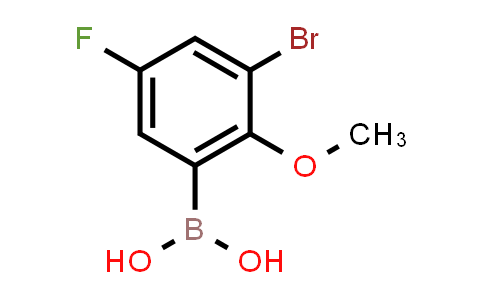 (3-Bromo-5-fluoro-2-methoxyphenyl)-boronicacid