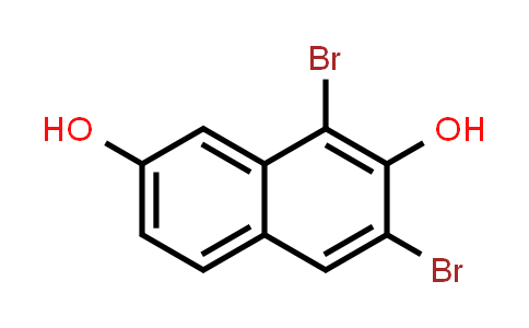 1,3-Dibromonaphthalene-2,7-diol