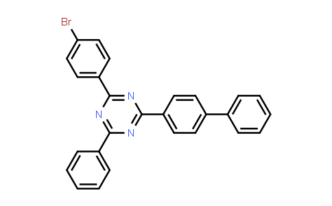 2-([1,1'-Biphenyl]-4-yl)-4-(4-bromophenyl)-6-phenyl-1,3,5-triazine