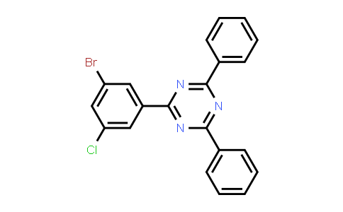 2-(3-Bromo-5-chlorophenyl)-4,6-diphenyl-1,3,5-triazine