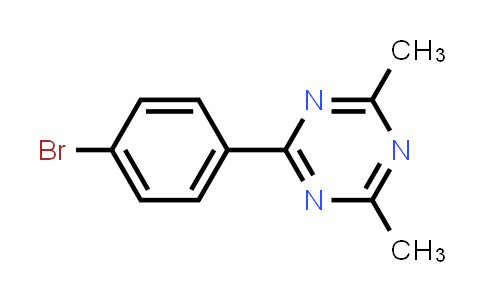 2-(4-Bromophenyl)-4,6-dimethyl-1,3,5-Triazine