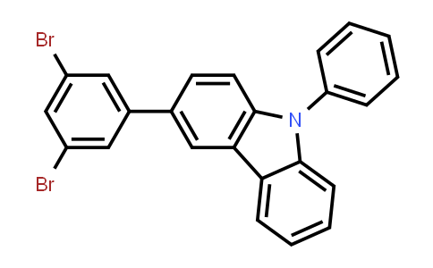 3-(3,5-二溴苯基)-9-苯基-9H-咔唑