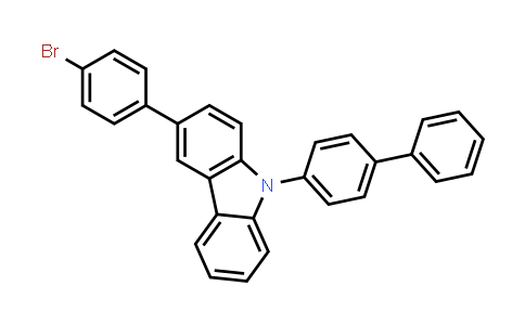 3-(4-Bromophenyl)-9-([1,1'-Biphenyl]-4-yl)carbazole