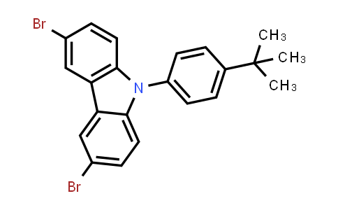 BM0927 | 741293-42-5 | 3,6-Dibromo-9-(4-tert-butyl-phenyl)-9H-carbazole