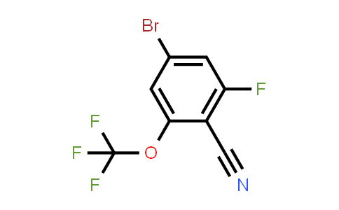 4-Bromo-2-fluoro-6-(trifluoromethoxy)benzonitrile