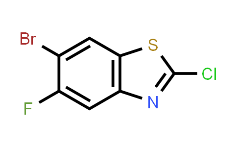 6-Bromo-2-chloro-5-fluorobenzo[d]thiazole