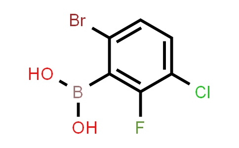 6-Bromo-3-chloro-2-fluorophenylboronicacid