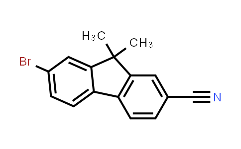 7-Bromo-9,9-dimethyl-9H-fluorene-2-carbonitrile