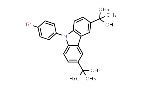 9-(4-Bromophenyl)-3,6-ditert-butylcarbazole