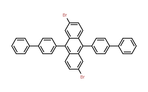 9,10-di([1,1'-biphenyl]-4-yl)-2,6-dibromoanthracene