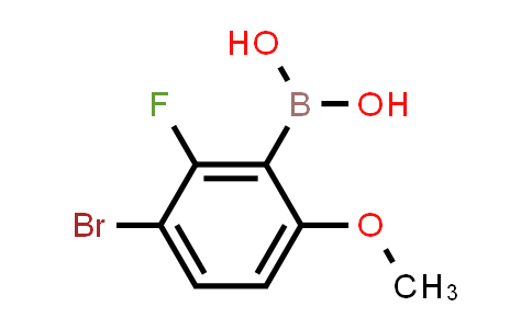 B-(3-bromo-2-fluoro-6-methoxyphenyl)-Boronicacid