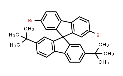 BM1576 | 439791-57-8 | 2,7-Dibromo-2',7'-di-tert-butyl-9,9'-spirobi[fluorene]