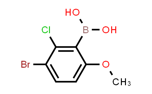 BM1629 | 1309981-00-7 | 3-Bromo-2-chloro-6-methoxyphenylboronic acid