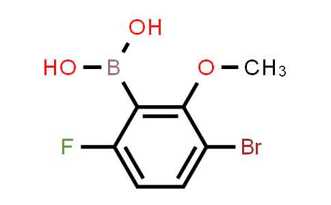 3-Bromo-6-fluoro-2-methoxyphenylboronic acid