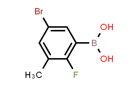 5-Bromo-2-fluoro-3-methylphenylboronic acid