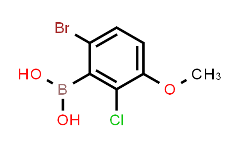 6-Bromo-2-chloro-3-methoxyphenylboronic acid