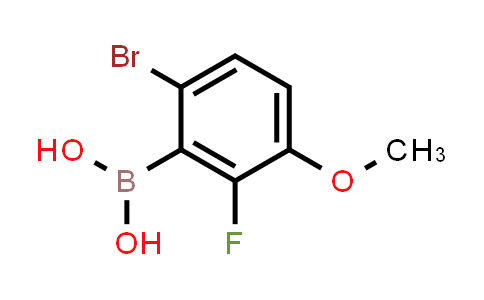 6-Bromo-2-fluoro-3-methoxybenzeneboronic acid