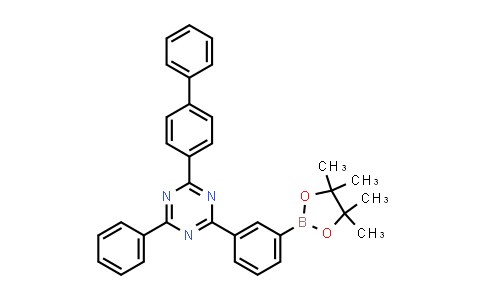 2-([1,1'-Biphenyl]-4-yl)-4-phenyl-6-(3-(4,4,5,5-tetramethyl-1,3,2-dioxaborolan-2-yl)phenyl)-1,3,5-triazine