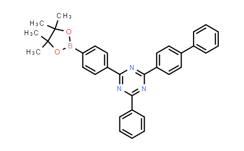 2-([1,1'-Biphenyl]-4-yl)-4-phenyl-6-(4-(4,4,5,5-tetramethyl-1,3,2-dioxaborolan-2-yl)phenyl)-1,3,5-triazine