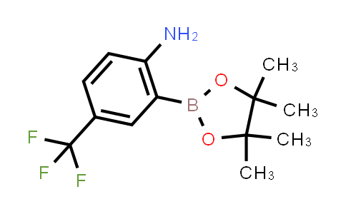 2-(4,4,5,5-Tetramethyl-1,3,2-dioxaborolan-2-yl)-4-(trifluoromethyl)aniline