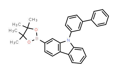 2-(4,4,5,5-Tetramethyl-1,3,2-dioxaborolan-2-yl)-9-([1,1'-biphenyl]-3-yl)carbazole