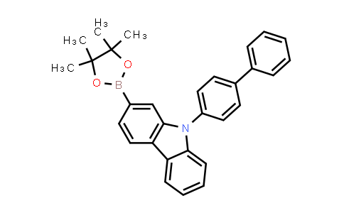 BN0163 | 1427213-44-2 | 2-(4,4,5,5-Tetramethyl-1,3,2-dioxaborolan-2-yl)-9-([1,1'-biphenyl]-4-yl)carbazole