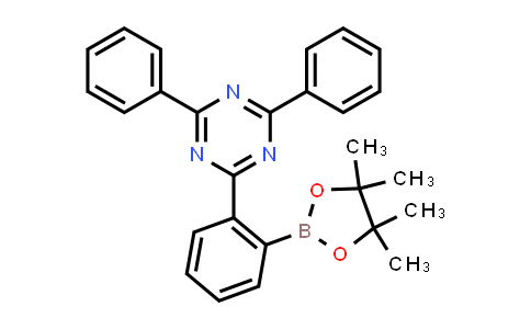 BN0184 | 1696425-27-0 | 2,4-Diphenyl-6-(2-(4,4,5,5-tetramethyl-1,3,2-dioxaborolan-2-yl)phenyl)-1,3,5-triazine