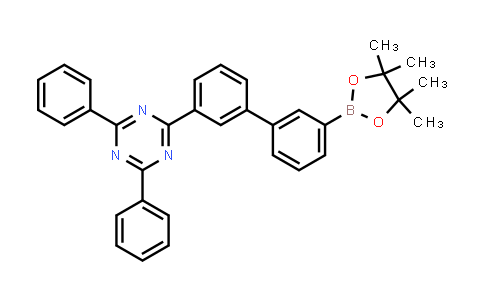 BN0188 | 1802232-96-7 | 2,4-二苯基-6-(3-联苯基-3-硼酸频那酯)-1,3,5-三嗪
