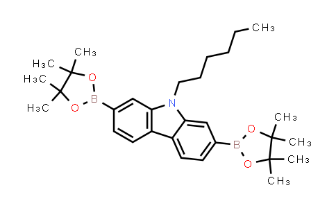 2,7-Bis(4,4,5,5-tetramethyl-1,3,2-dioxaborolan-2-yl)-9-hexylcarbazole