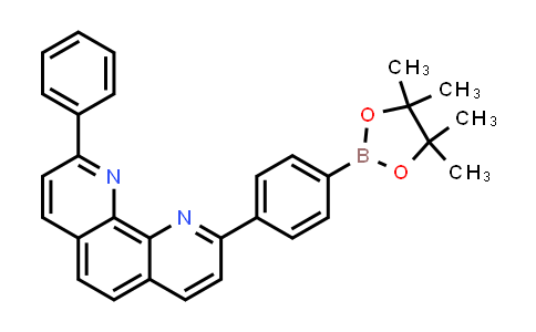 2-Phenyl-9-(4-(4,4,5,5-tetramethyl-1,3,2-dioxaborolan-2-yl)phenyl)-1,10-phenanthroline