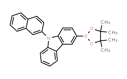 3-(4,4,5,5-Tetramethyl-1,3,2-dioxaborolan-2-yl)-9-(2-naphthalenyl)carbazole