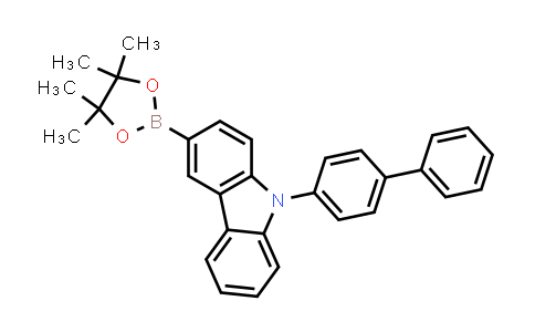 3-(4,4,5,5-Tetramethyl-1,3,2-dioxaborolan-2-yl)-9-([1,1'-Biphenyl]-4-yl)carbazole