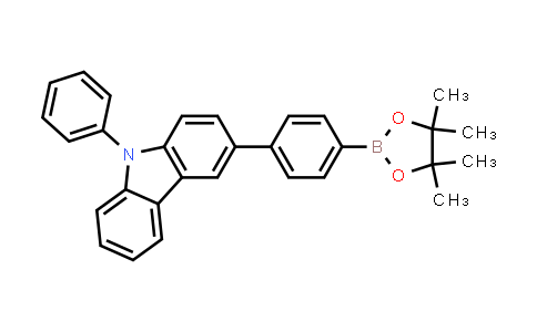 3-[4-(4,4,5,5-Tetramethyl-1,3,2-dioxaborolan-2-yl)phenyl]-9-phenylcarbazole