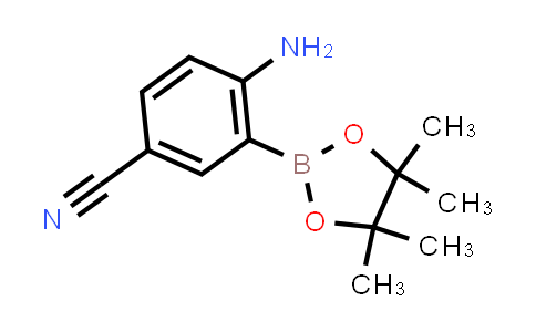 4-Amino-3-(4,4,5,5-tetramethyl-1,3,2-dioxaborolan-2-yl)benzonitrile