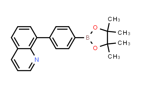 8-(4-(4,4,5,5-Tetramethyl-1,3,2-dioxaborolan-2-yl)phenyl)quinoline