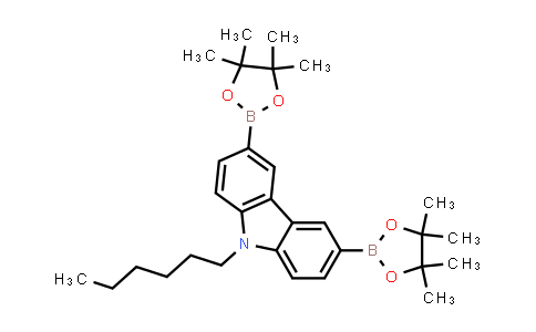 9-Hexyl-3,6-bis(4,4,5,5-tetramethyl-1,3,2-dioxaborolan-2-yl)-9H-carbazole