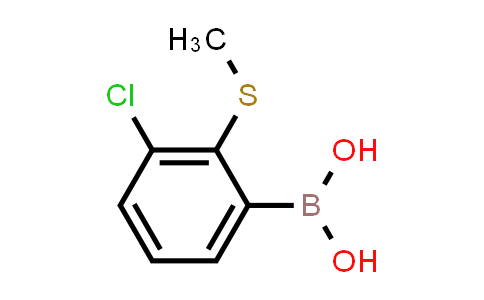 Boronicacid,B-[3-chloro-2-(methylthio)phenyl]-