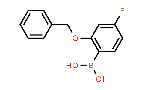 2-BENZYLOXY-4-FLUOROPHENYLBORONIC ACID