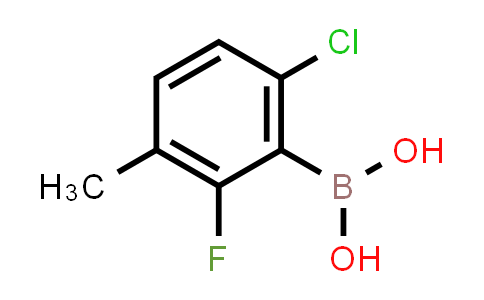 2-CHLORO-6-FLUORO-5-METHYLPHENYLBORONIC ACID