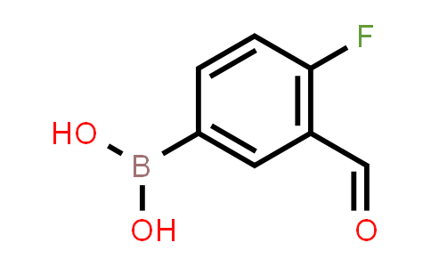 4-Fluoro-3-formylphenylboronic acid